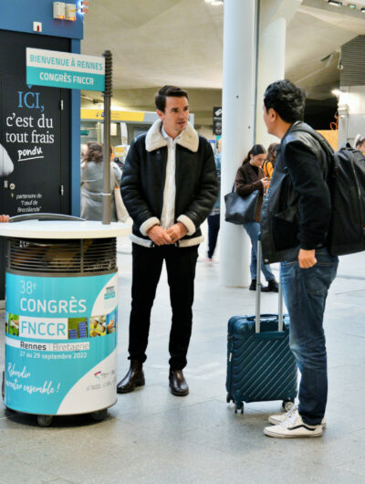 Accueil en gare Bureau des Congrès