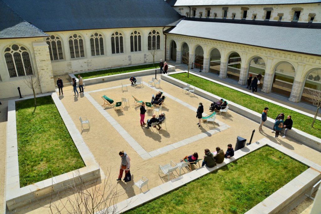 Jardin du cloître Couvent des Jacobins Rennes