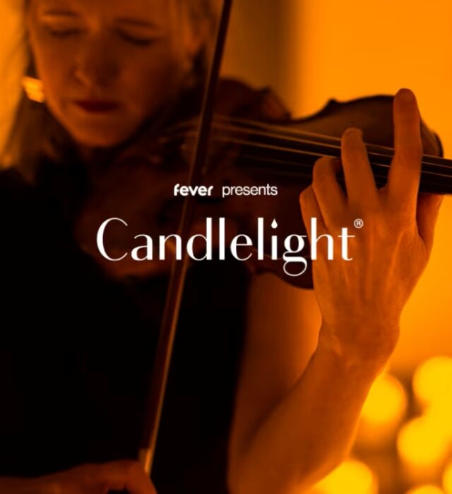 Violoniste lors d'un concert Candlelight