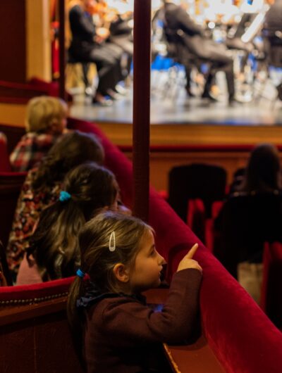 Spectateurs devant un spectacle de l'Orchestre National de Bretagne