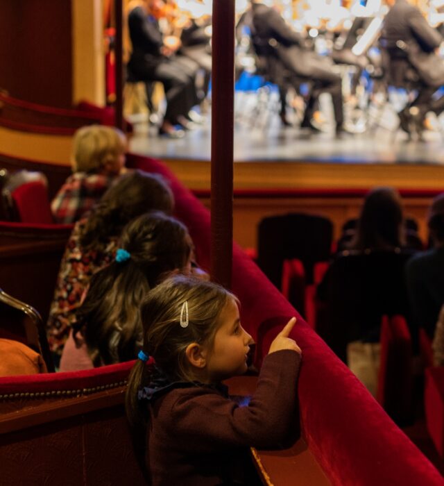 Spectateurs devant un spectacle de l'Orchestre National de Bretagne