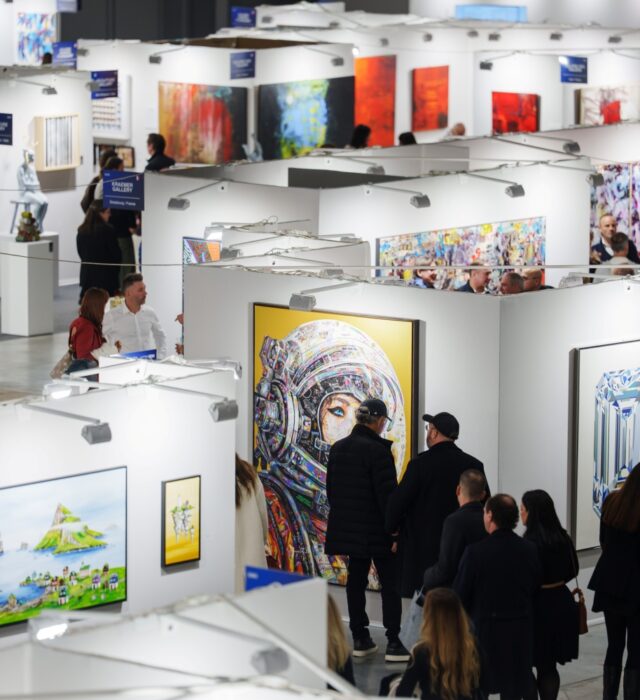 Vue de la foire d'art contemporain ST-ART